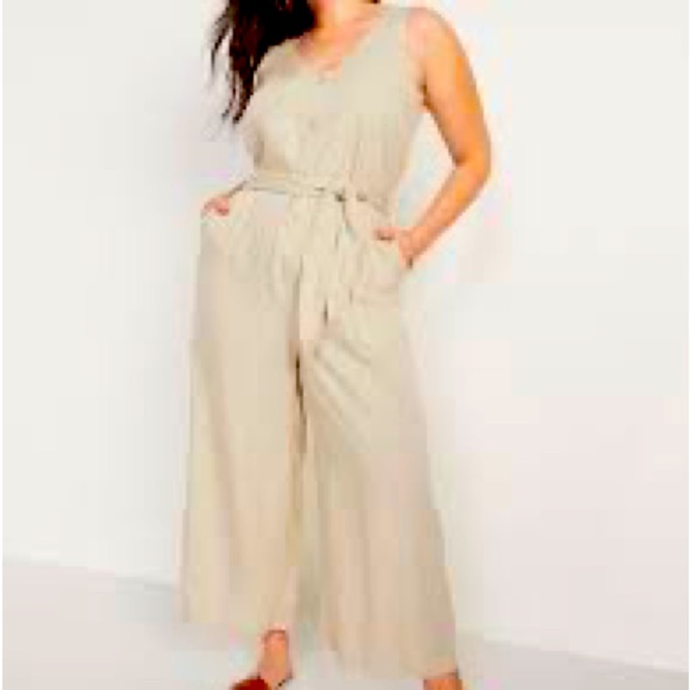 Old navy button front jumpsuit